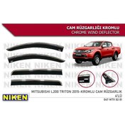 Resim beyaztuning Mitsubishi L200 Kromlu Cam Rüzgarlığı Niken 2015 Sonrası 