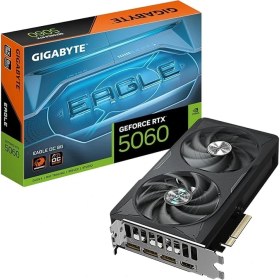 Resim Geforce Rtx 5060 Eagle Oc 8g Ekran Kartı - 8gb Gddr7, 128BIT, Pcı-E 5.0, 2550 Mhz Çekirdek Hızı, 3 x Displayport, 1 x Hdmı, GV-N5060EAGLE Oc-8gd 