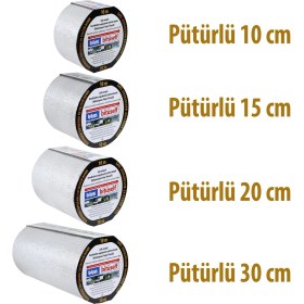 Resim Bitüself Folyolu Oto Ses Su Yalıtım Bantı Bandı 10-15-20-30-60 cm Pütürlü Model-20 cm 