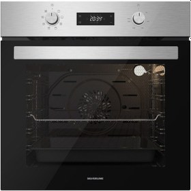 Resim Silverline BO6504X01 - CS5343B01 - 3457 Soho 60 Siyah Cam Ankastre Set 