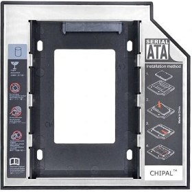 Resim Braventa Collection 12.7mm HDD Caddy Kalın DVD Rw Harddisk Laptop 12.7 mm CD Rom 2.5 