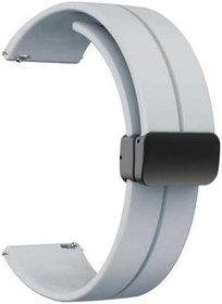 Resim GPACK QCY Watch GTC ile uyumlu Kordon Kayış d-buckle Mıknatıslı Silikon 22/jku 