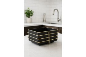 Resim UG Home Gold Kare Ekmeklik Sepeti 
