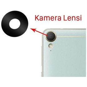Resim HTC Uyumlu Desire 10 Lifestyle Kamera Lens-Siyah 