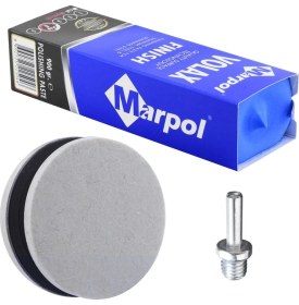 Resim Metal Parlatma Cilası Don Yağı Polisaj Metal Cila 1 kg Polisaj Keçesi 115 mm Matkap Aparatı M14 