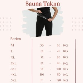 Resim Termal Sauna Atlet Takım - L (61-70 KG) 