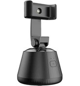 Resim Fortunelane 360 Akıllı Takip Çekim Aparatı, Yüz Tanıma, Canlı Yayın, Siyah, Pil Dahil Değil 