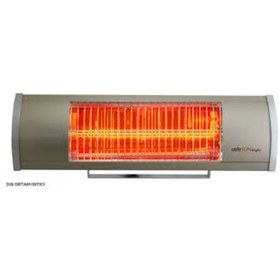 Resim Kaşkar / Taflan Cafesun 2000W Dış Mekan Isıtıcı Ks-2600 Nikel 