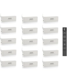 Resim 15 Adet Cuppon Sp 22 Panjur Giyotin Pergola Alıcısı ve 1 Adet Stilo 15 Kanallı Grup Kumanda Seti 
