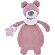 Resim Babyjem Diş Kaşıyıcılı Uyku Arkadaşım Gül Kurusu Ayıcık 