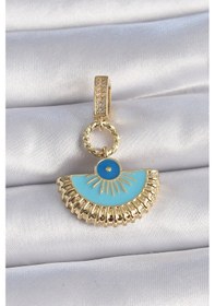 Resim Taşveoyunatölyesi Pirinç Gold Renk Nazar Boncuklu Ajda Charm Tg27bc1010 Çok Renkli 