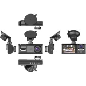 Resim Khi-Zai Gece Görüşlü 3'lü Araç Kamerası – Geri Görüş Destekli, 170° Geniş Açı 