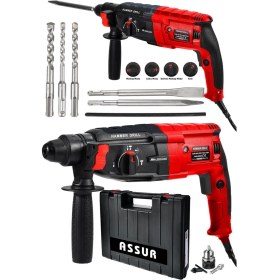 Resim Assur Profesyonel Metal Şanzıman Kırıcı Delici Hilti Darbeli Matkap 2-28mm 