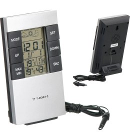 Resim TT T-ECHNI-C Termometre Dijital Nem Ölçer Saat Alarm Iç Dış Ortam Tt T-Echnı-C H-146AB 