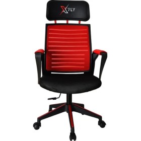 Resim Xfly Plastik Ayaklı Oyuncu Koltuğu-Kırmızı File-2400C0545 