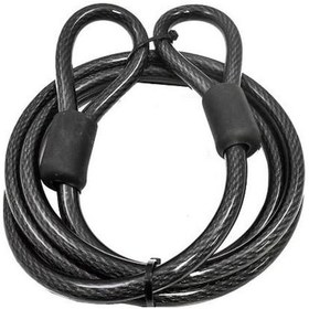 Resim Xbyc 4501k Güçlü Çelik Kablo Halat Kilit 8 X 1850 Mm Motosiklet Bisiklet Halat Kilidi 