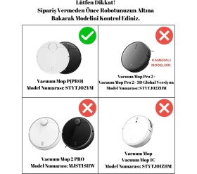 Resim Robot Yedek Xiaomi Robot Vacuum Mop Pro Robot Süpürge - 6 Adet Hepa Filtre 