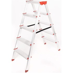 Resim Alüminyum Çift Çıkışlı 5 Basamaklı Merdiven 109 Cm Accm.03 
