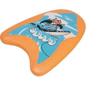 Resim Speedo Printed Float Iu Orangeblue Unisex Çocuk Turuncu Can Yeleği 