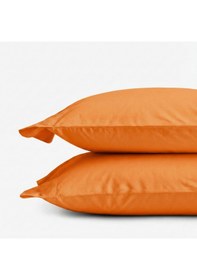 Resim Prime Sleeks %100 Pamuk Yastık Kılıfı 2 Adet - Turuncu - 50x70cm Turuncu 