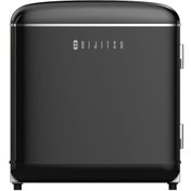 Resim Dijitsu DB80RBL Retro 47 Litre Tek Kapılı Mini Buzdolabı - Siyah 