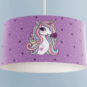 Resim Mekta Home Unicorn Mor Renkli Avize 