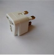 Resim Priz Çevirici Adaptör Topraklı Türk İngiliz Fişi 