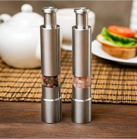 Resim Paslanmaz Çelik Otomatik Basmalı Baharat Öğütücü Diğer 