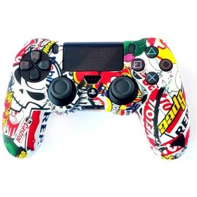 Resim Playstation 4 Desenli Kol Koruyucu Silikon Kılıf 2p4 