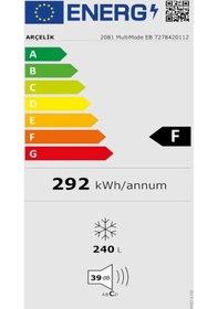 Resim Arçelik 2298J F 298 LT Sandık Tipi Derin Dondurucu 