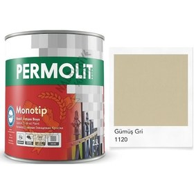Resim Permolit Monotip Astarlı Antipas Boya Gümüş Gri 2.5 Lt. 