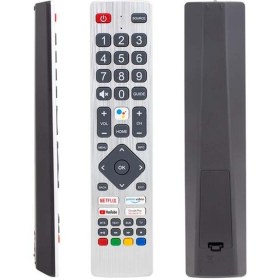 Resim Pazarcan Sharp Sh-V1 Netflix-Youtube-Google Play-Prime Video Ses Komutlu Lcd-Led Tv Kumanda 