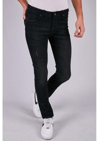 Resim Pause Denim Erkek Slim Fit Jean Pantolon-7054 Siyah 