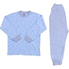 Resim Sebi Bebe Yıldızlı Pijama Takım 9165 Mavi 