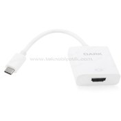 Resim Dark Usb 3.1 Type-C' Den 4K (30Hz) Uhd Hdmi Adaptör Dk-Ac-U31Xhd 