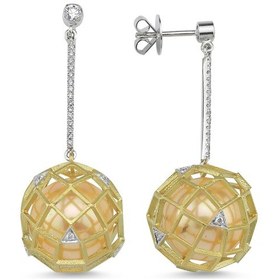 Resim İncili Petek Küpe 