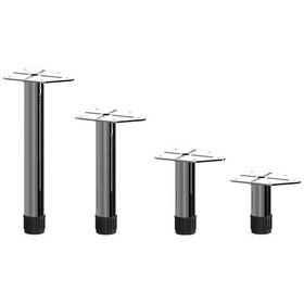 Resim Gürçayhırdavat Metal Mobilya Ayağı 25Mm Parlak Krom (4 Adet) 