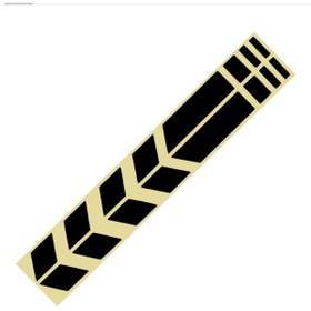 Resim Lasirius yeni özel motosiklet Çamurluk Sticker Siyah 34*5,5 Cm 