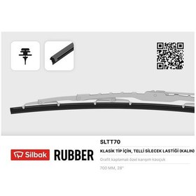 Resim Sılbak Sltt70 Sılecek Lastıgı 700mm Telı Uzerınde 