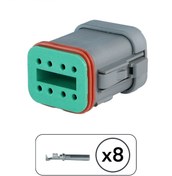 Resim DEUTSCH Dt06-8s Erkek Konnektör 8 Pin Kablosuz 