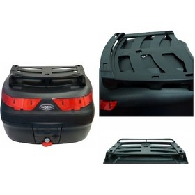 Resim Maxem Sl 40 Izgaralı Motosiklet Arka Çantası Siyah 