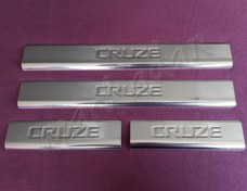 Resim WOC Chrome Chevrolet Cruze Krom Kapı Eşiği 2009 Sonrası 4 Parça Paslanmaz Çelik 