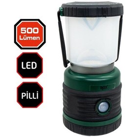 Resim Rox 0219 Pilli Outdoor Kamp Feneri 500 Lümen 