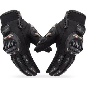 Resim Probiker Korumalı Motosiklet Eldiveni Siyah 