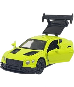 Resim Vardem Çek Bırak Metal Küçük Arabalar 8 cm - 6411A - Açık Yeşil 