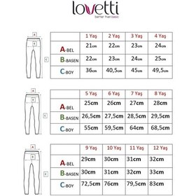 Resim Lovetti 8893 Kız Çocuk Tropical Parrot Desen Tayt Çok Renkli 