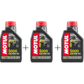 Resim Motul 5000 10w40 Motorsiklet Yağı 3 Litre 