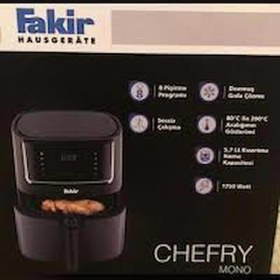 Resim Fakir Chefry Mono 5.5 lt Yağsız Airfryer Siyah 