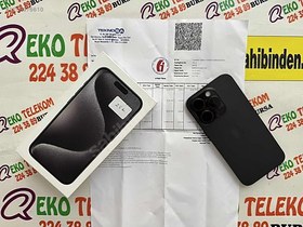 Resim Apple iPhone 15 Pro İkinci El TR | 256 GB | Siyah 