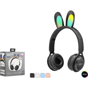 Resim Hadron Y08R Bt Kulaklık Tavşanlı Ledli 